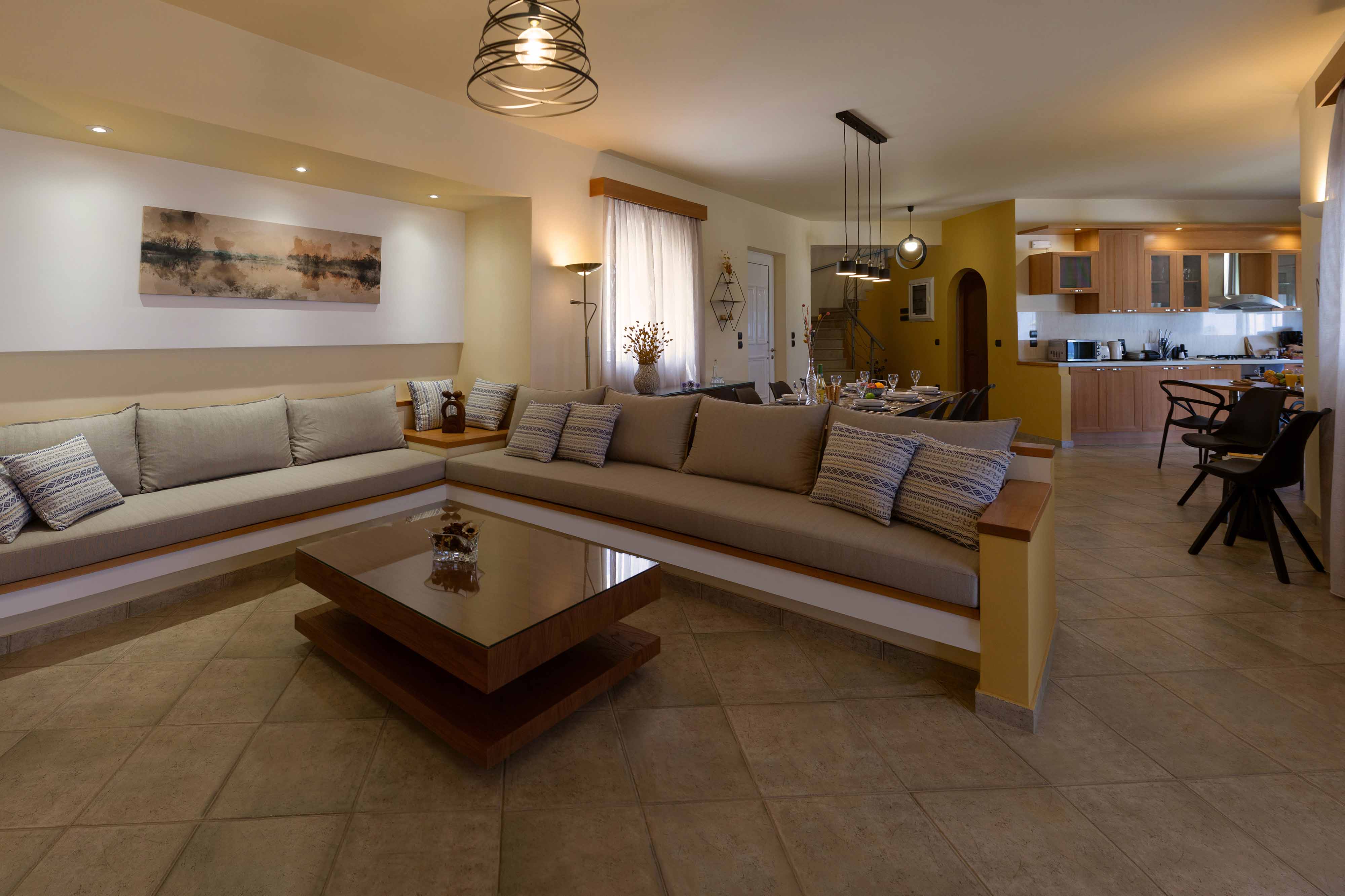 Villa Arco Bianco living room
